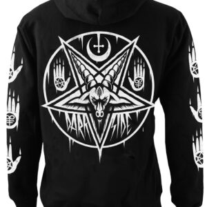 Darkside Occult Baphomet Unisex Zipped Hoodie