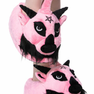 Killstar Dark Lord Slippers Bubblegum