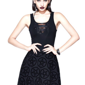 Black Pentagrams Skirt