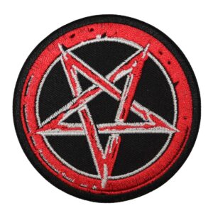 Blood Penta Embroidered patch